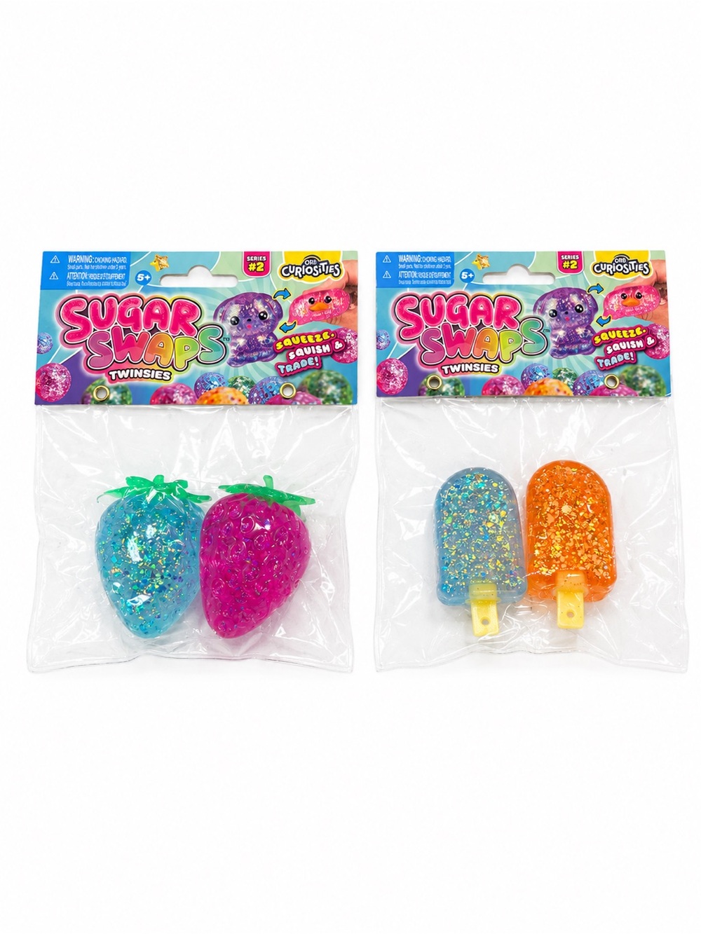 VIRAL Sugar Swaps Glitter Twinsies - Squeezes Two Pack